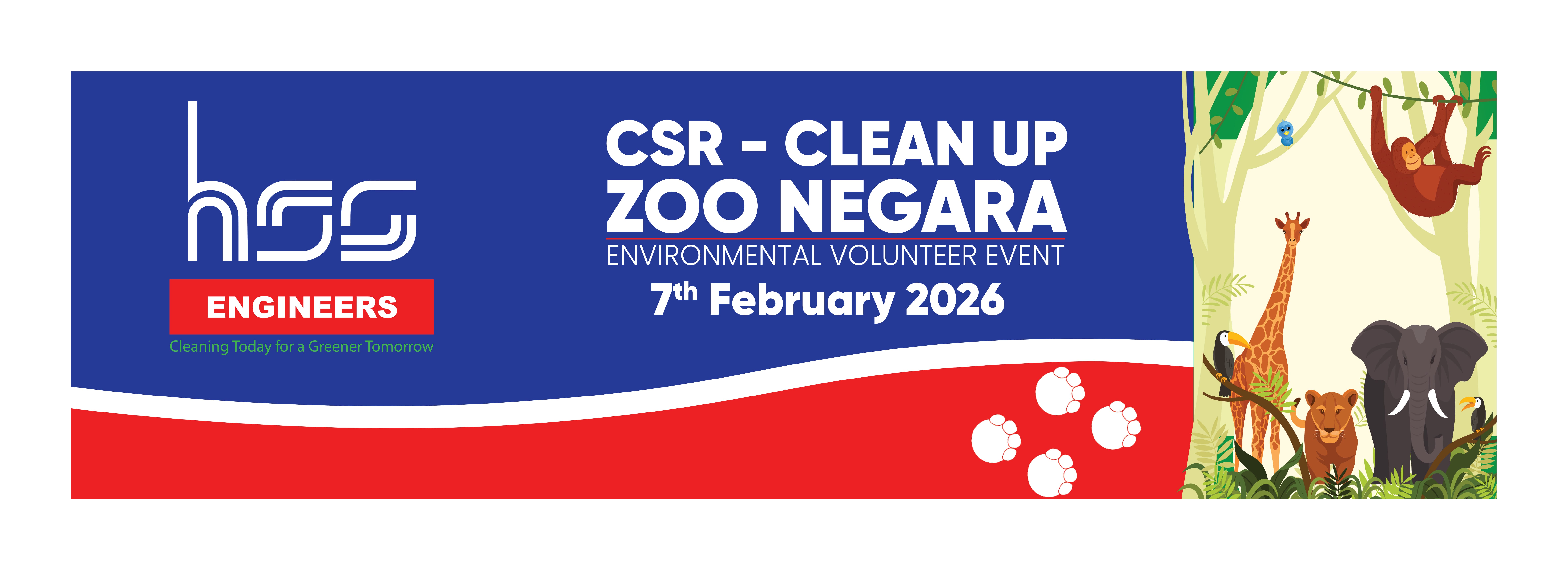 HSS Engineers CSR Clean Up Zoo Negara 2026